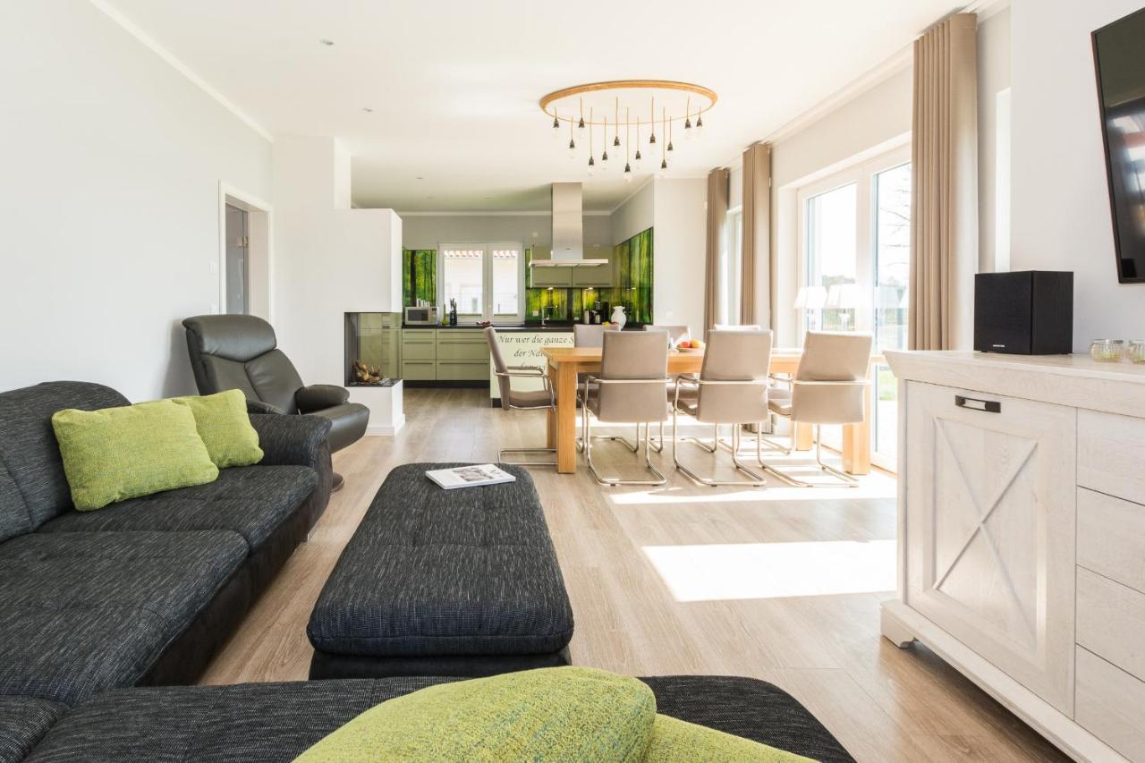 Luxus-See-Domizil Mit Sauna, Kamin Und Boot-130 Qm Fuer 6 Personen Krakow am See Eksteriør billede