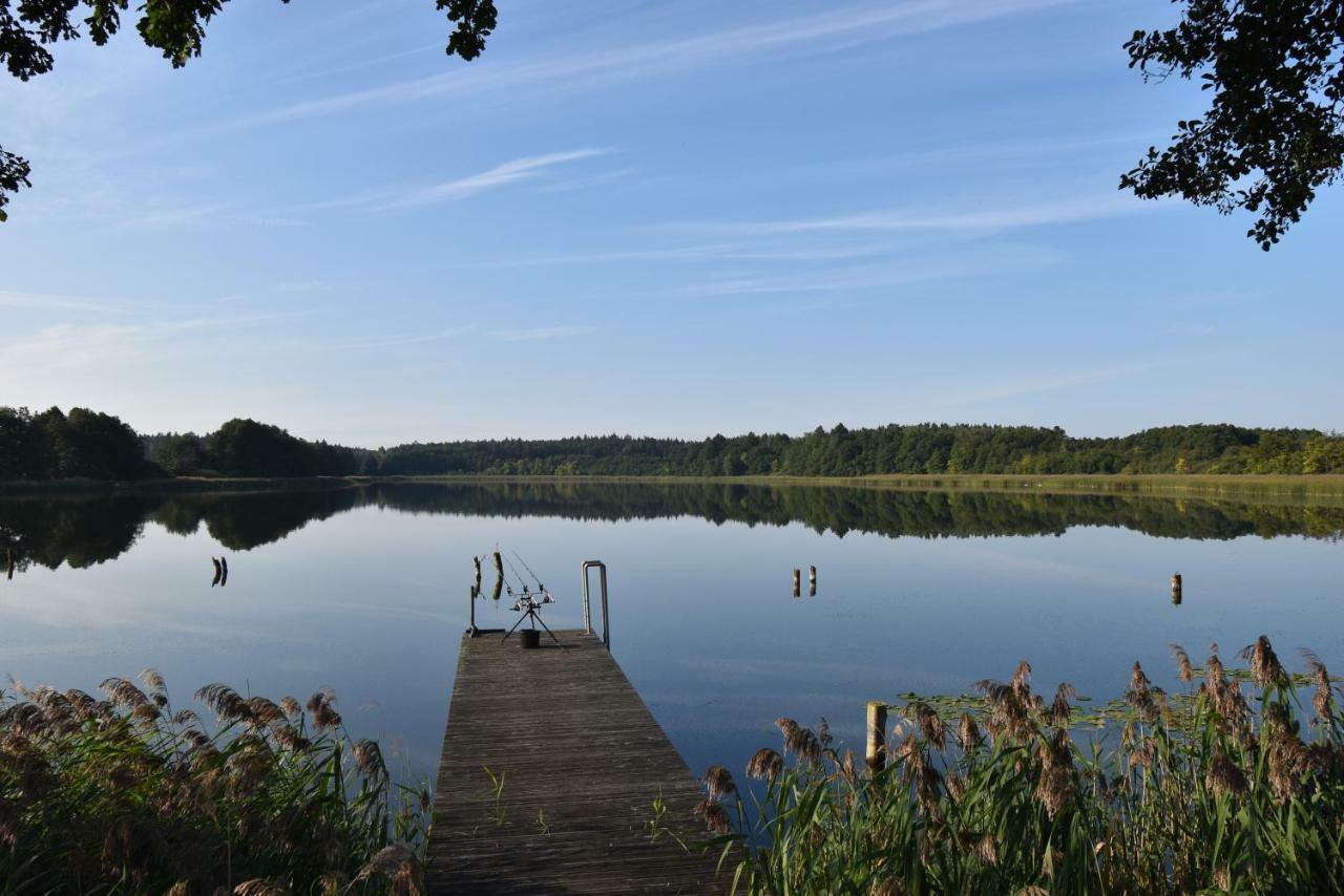 Luxus-See-Domizil Mit Sauna, Kamin Und Boot-130 Qm Fuer 6 Personen Krakow am See Eksteriør billede